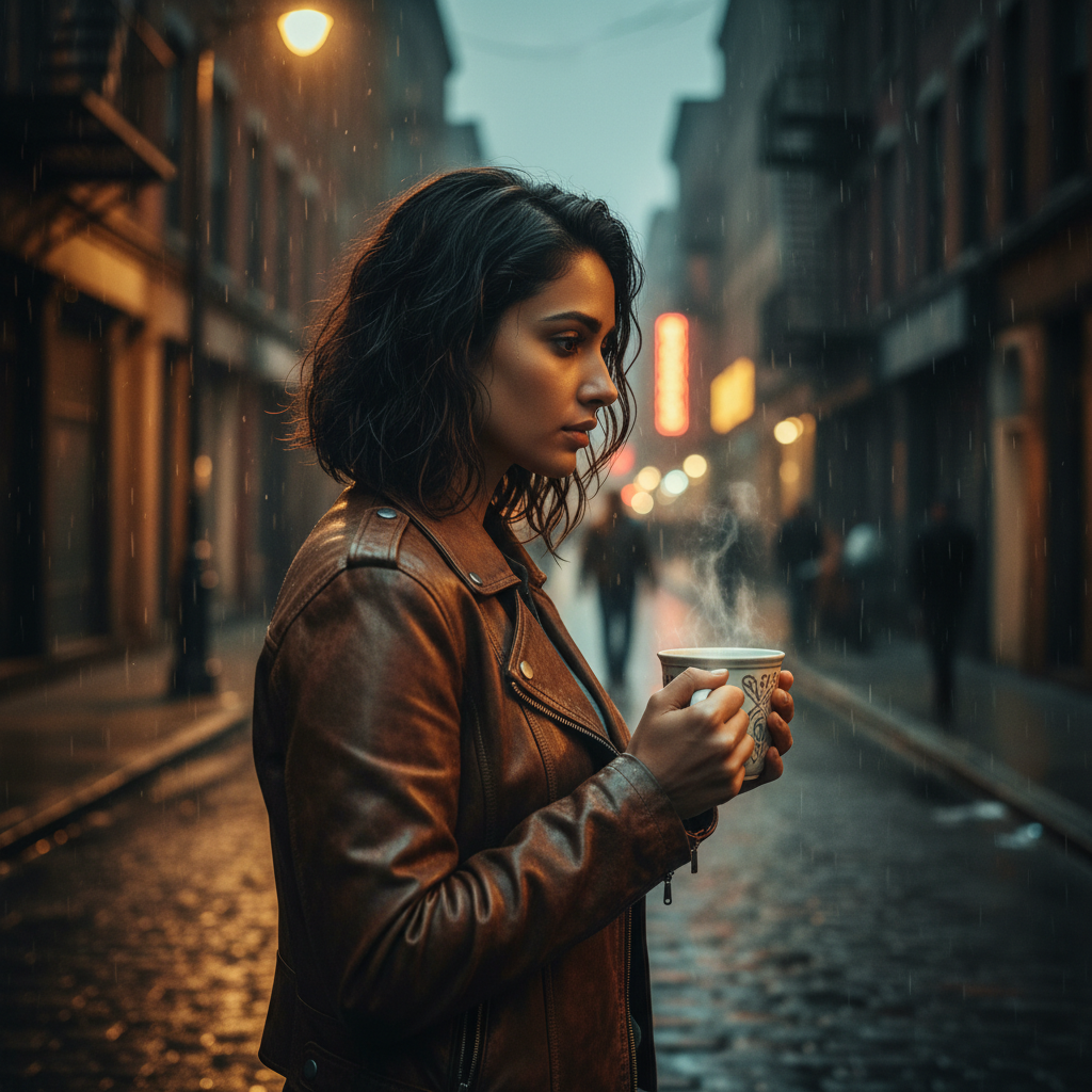 Make a 21 year old girl names Rashmi having good looks