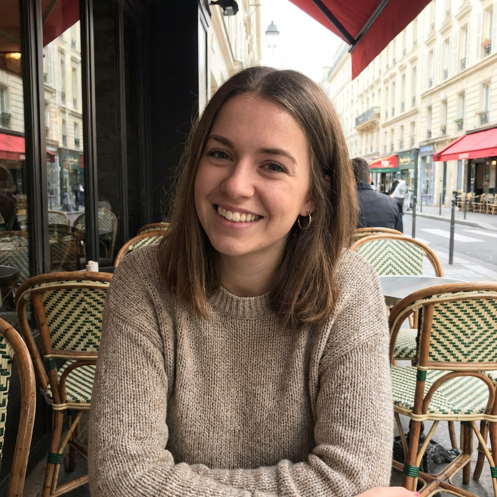 Young woman with large breasts