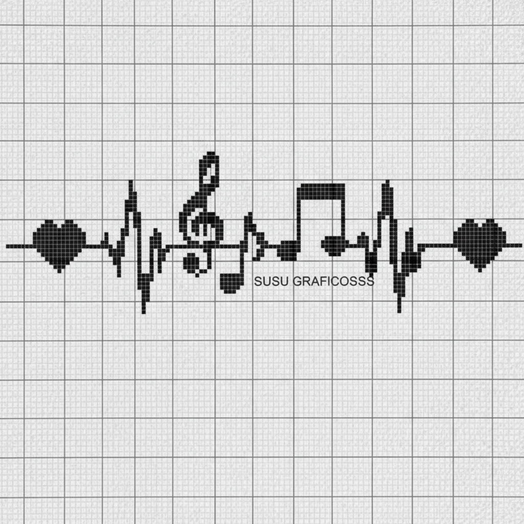 2 colors, overlay crochet, 210 stitches wide, hight propotional