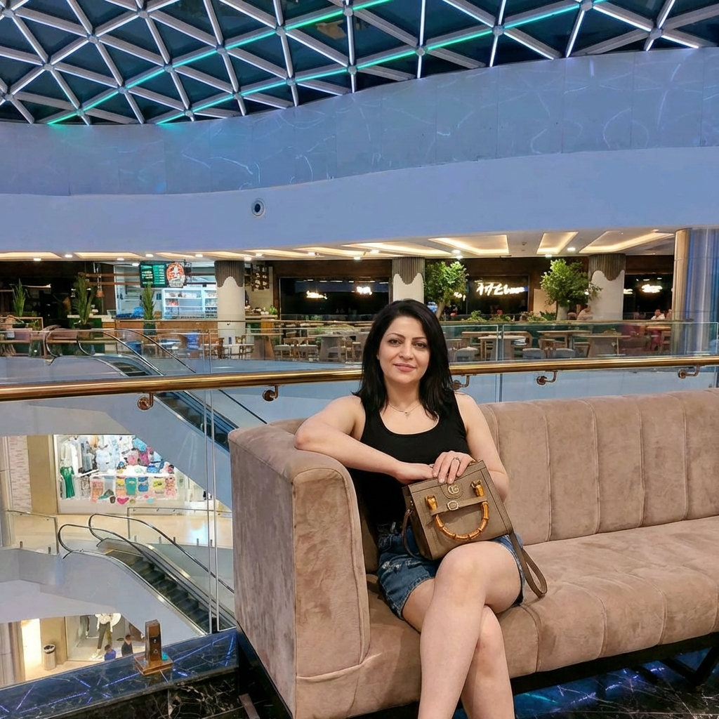 روسری شو دربیار با تاب و شورت نشون بده