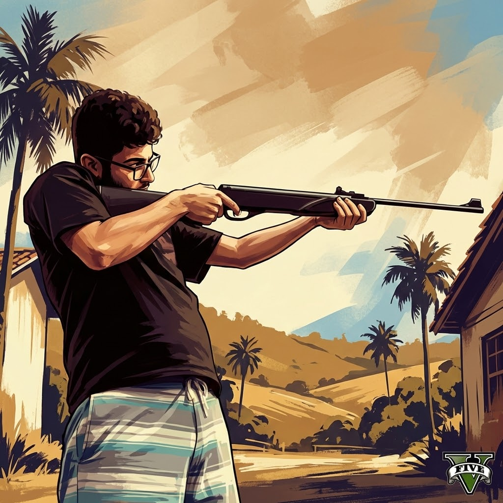 GTA V Loading Screen Image Style