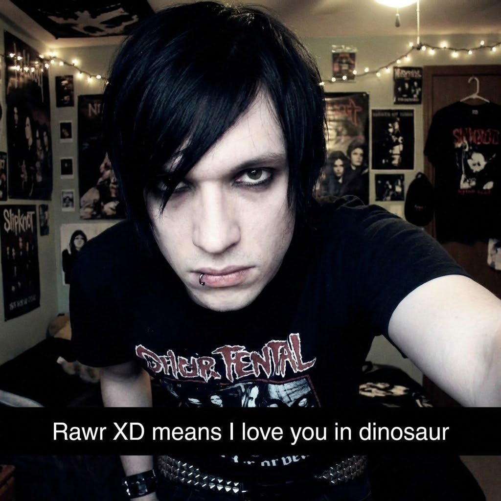 Make this man look like a meme emo boy from this site: https://pin.it/1iOiJd06h